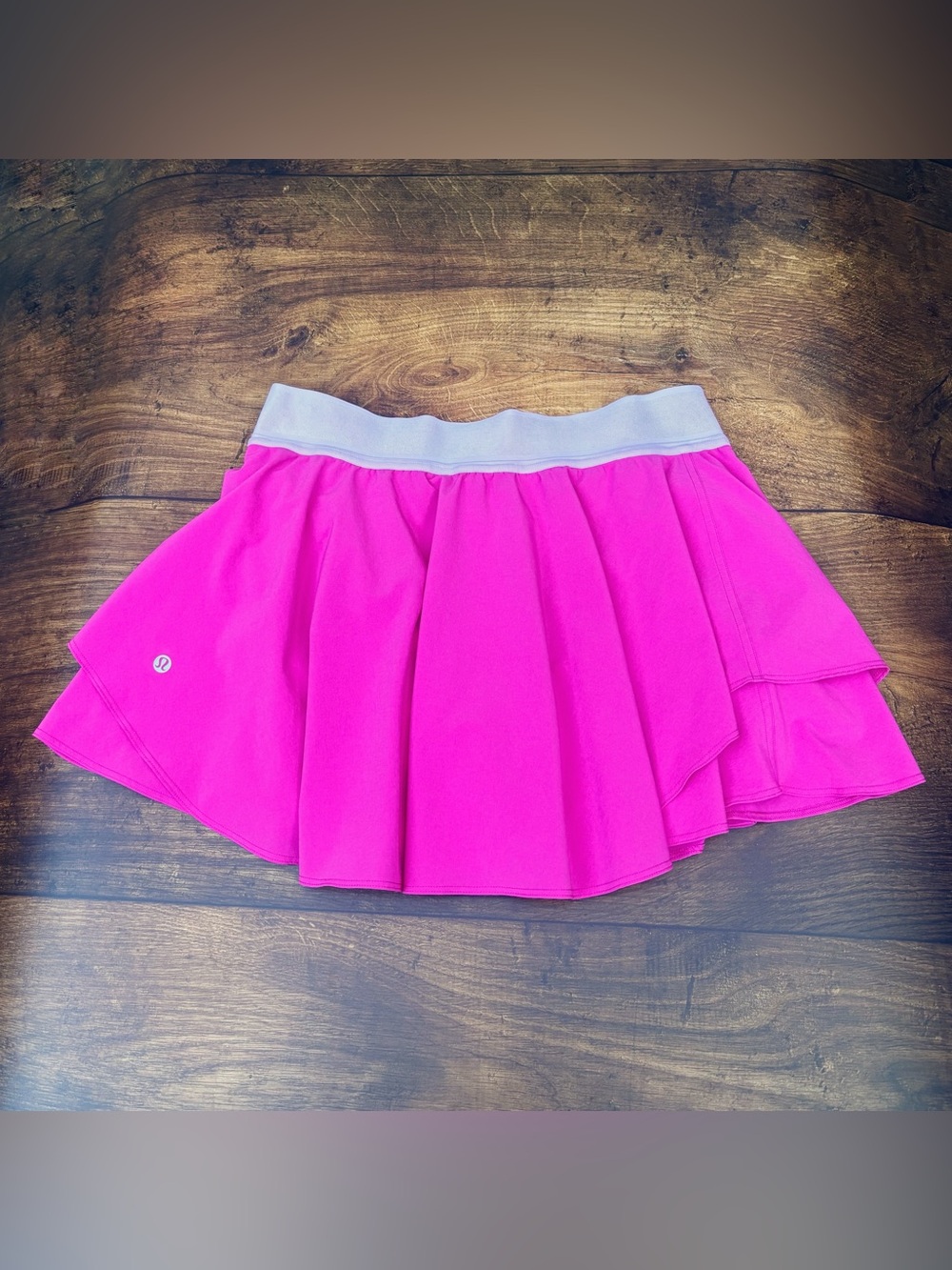 Lululemon Court Rival High Rise Skirt Skort In Sonic Pink Size 8